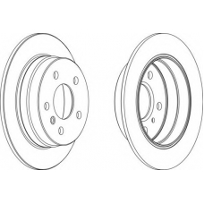 DDF1258-1 FERODO Тормозной диск