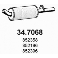 34.7068 ASSO Глушитель выхлопных газов конечный