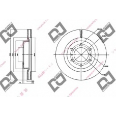 BD1390 DJ PARTS Тормозной диск