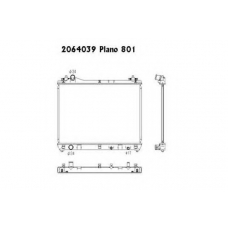 2064039 ORDONEZ Радиатор, охлаждение двигателя