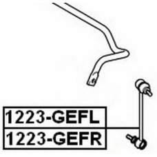 1223-GEFR ASVA Тяга / стойка, стабилизатор