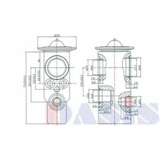 840200N AKS DASIS Расширительный клапан, кондиционер