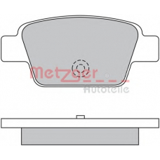 1170131 METZGER Комплект тормозных колодок, дисковый тормоз