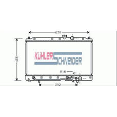 0500541 KUHLER SCHNEIDER Радиатор, охлаждение двигател