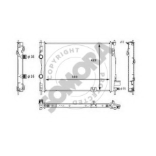 198040 SOMORA Радиатор, охлаждение двигателя
