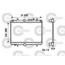 234278 VALEO Радиатор, охлаждение двигателя