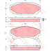 GDB4037 TRW Комплект тормозных колодок, дисковый тормоз