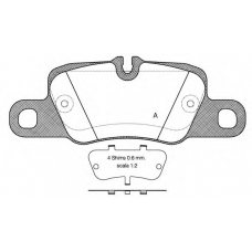 BPA1401.00 OPEN PARTS Комплект тормозных колодок, дисковый тормоз