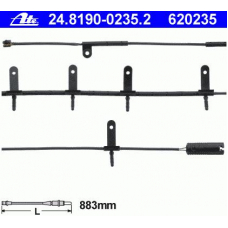 24.8190-0235.2 ATE Сигнализатор, износ тормозных колодок