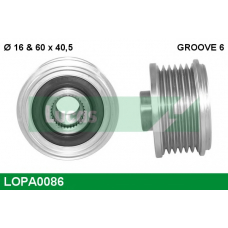 LOPA0086 TRW Механизм свободного хода генератора