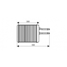 QHR2161 QUINTON HAZELL Теплообменник, отопление салона