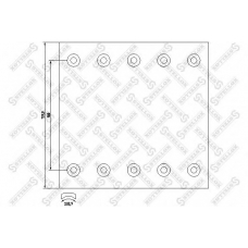 85-00959-SX STELLOX Комплект тормозных башмаков, барабанные тормоза