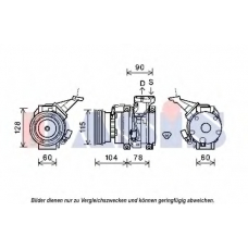 852635N AKS DASIS Компрессор, кондиционер