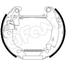 151-181 CIFAM Комплект тормозных колодок