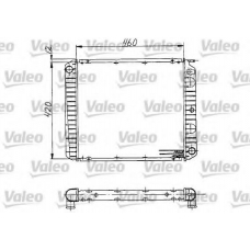 810970 VALEO Радиатор, охлаждение двигателя