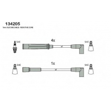 134205 HITACHI Комплект проводов зажигания