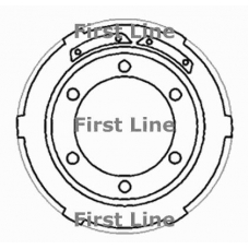 FBR988 FIRST LINE Тормозной барабан