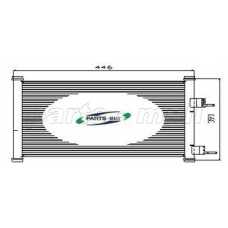 PXNC2-009 Parts mall Конденсатор, кондиционер