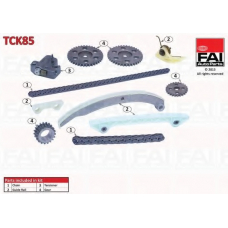 TCK85 FAI AutoParts Комплект цели привода распредвала