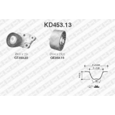 KD453.13 SNR Комплект ремня грм