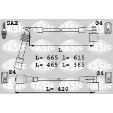 9286004 SASIC Комплект проводов зажигания