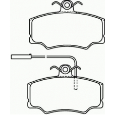 P 23 048 BREMBO Комплект тормозных колодок, дисковый тормоз