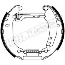 16092 fri.tech. Комплект тормозных колодок