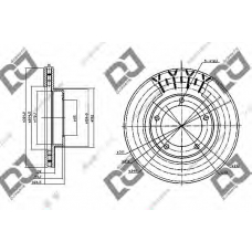 BD1231 DJ PARTS Тормозной диск