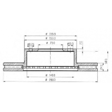 BDC4361 QUINTON HAZELL Тормозной диск