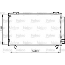 817805 VALEO Конденсатор, кондиционер