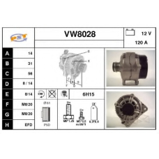 VW8028 SNRA Генератор