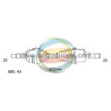 18-302141 ODM-MULTIPARTS Приводной вал