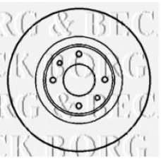 BBD4306 BORG & BECK Тормозной диск