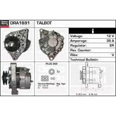 DRA1891 DELCO REMY Генератор