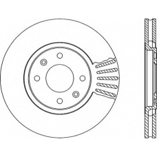 BDA1715.20 OPEN PARTS Тормозной диск