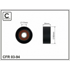 03-94 CAFFARO Натяжной ролик, поликлиновой  ремень