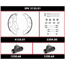 SPK 3135.01 ROADHOUSE Комплект тормозов, барабанный тормозной механизм