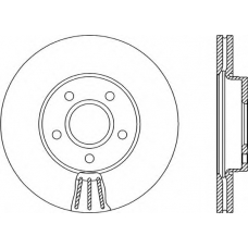 BDA2152.20 OPEN PARTS Тормозной диск