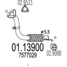01.13900 MTS Труба выхлопного газа