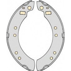 K597454 MGA Комплект тормозов, барабанный тормозной механизм