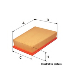 EAF3117.10 OPEN PARTS Воздушный фильтр