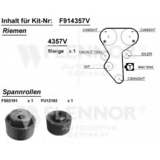 F914316V FLENNOR Комплект ремня грм