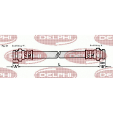 LH2261 DELPHI Тормозной шланг