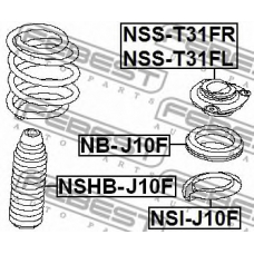 NSI-J10F FEBEST Тарелка пружины