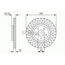 0 986 479 588 BOSCH Тормозной диск