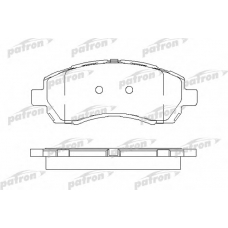 PBP1612 PATRON Комплект тормозных колодок, дисковый тормоз