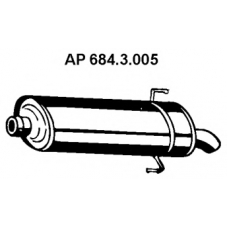 684.3.005 EBERSPACHER Глушитель выхлопных газов конечный
