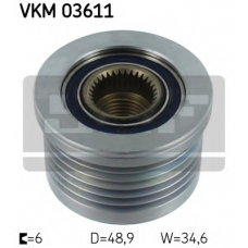 VKM 03611 SKF Механизм свободного хода генератора