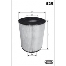 FA3222 MECAFILTER Воздушный фильтр