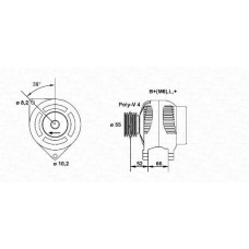 943355020010 MAGNETI MARELLI Генератор